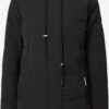 Khujo Manteaux Dhiver Manteau D’hiver Cloren Femme Noir
