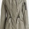Khujo Parkas Parka Mi-saison CATHARINA Femme Kaki -Khujo 65bd50872ba157edc0074630c9880f3b