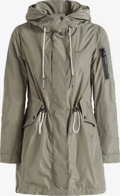 Khujo Parkas Parka Mi-saison CATHARINA Femme Kaki