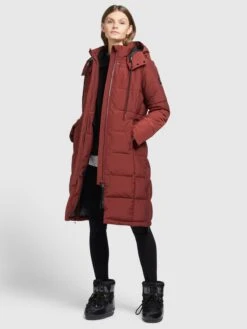 Khujo Manteaux Dhiver Manteau D’hiver Cliv Femme Rouge Rouille 4 Khujo Manteaux Dhiver Manteau D’hiver Cliv Femme Rouge Rouille -Khujo 65cbdf6eb4bc6173dd43efe12424cd16