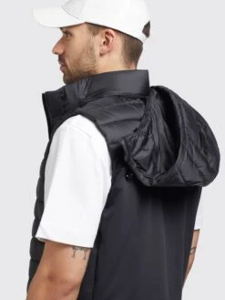 Khujo Vestes Sans Manches Gilet Homme Noir -Khujo 6850a8994e532e56e76f1b316c2ac2f8