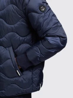 Khujo Vestes De Mi-saison Veste Mi-saison Picco Homme Bleu Marine -Khujo 690e183d6744e32de406f3a91bd5cac6