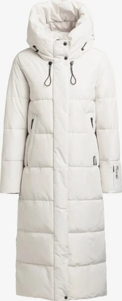 Khujo Manteaux De Mi-saison Manteau Mi-saison Soulani Femme Blanc Cassé