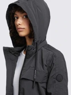 Khujo Manteaux De Mi-saison Manteau Mi-saison Voya3 Femme Noir -Khujo 6b10aa23c0bc1d83961cf4bda9d185ac