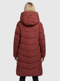 Khujo Manteaux De Mi-saison Manteau Mi-saison Klayd Femme Rouge Foncé -Khujo 6baee76422877b259679b771bf53336b