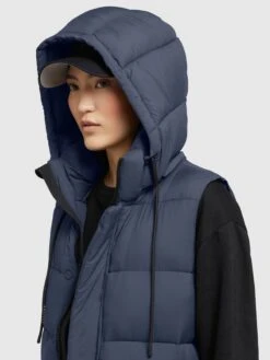 Khujo Vestes Sans Manches Gilet Tourin Femme Marine 8 Khujo Vestes Sans Manches Gilet Tourin Femme Marine -Khujo 6e67ba4285b02dbf9560a8fd6f59b857