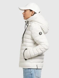 Khujo Vestes De Mi-saison Veste Mi-saison Lovina Femme Blanc -Khujo 6f87a05f7d057c16bf5129314578ce5d