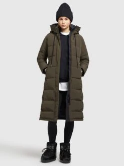 Khujo Manteaux Dhiver Manteau D’hiver Rugg Femme Olive -Khujo 6fd9ef1b5c1b23ba6a1a514526228705