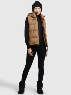 Khujo Vestes Sans Manches Gilet Eden Femme Noisette 7 Khujo Vestes Sans Manches Gilet Eden Femme Noisette -Khujo 74f4c094e48cc17c5ef82c623df8c704