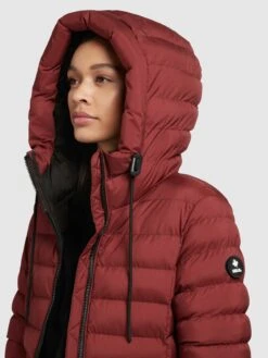 Khujo Manteaux Dhiver Manteau D’hiver Mimi Femme Rouge Rouille 8 Khujo Manteaux Dhiver Manteau D’hiver Mimi Femme Rouge Rouille -Khujo 7527d489c8287c4451e07515d4cc4525