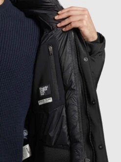 Khujo Vestes Dhiver Veste D’hiver Bizkit Homme Noir -Khujo 7717a50aecf0ee3cb467836b5bef6aed