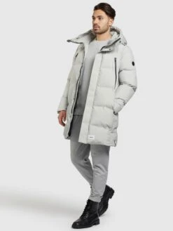 Khujo Vestes Dhiver Veste D’hiver Clide Homme Blanc -Khujo 7ed8b719f33d4a3d77c5a18e59d9647a