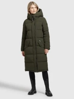 Khujo Manteaux Dhiver Manteau D’hiver Dakota Femme Vert Foncé 7 Khujo Manteaux Dhiver Manteau D’hiver Dakota Femme Vert Foncé -Khujo 83d1c5a5f6fe702a71eb98ed00ea0453