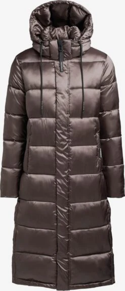 Khujo Manteaux Dhiver Manteau D’hiver Julina Femme Taupe