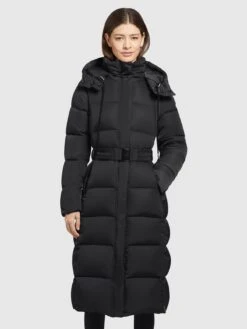 Khujo Manteaux Dhiver Manteau D’hiver HAZELLE Femme Noir -Khujo 85169b4704cd3221cf89f06980c8c1b6