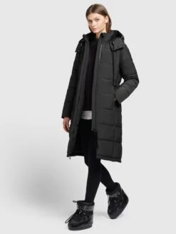 Khujo Manteaux Dhiver Manteau D’hiver Cliv Femme Noir -Khujo 85973aded69d55fbbed44b7bf8bab315