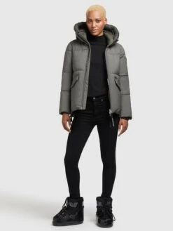 Khujo Vestes Dhiver Veste D’hiver Japura 2 Femme Kaki 4 Khujo Vestes Dhiver Veste D’hiver Japura 2 Femme Kaki -Khujo 86956527b954a0dcb6d38f602e424de0