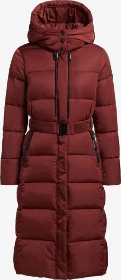 Khujo Manteaux Dhiver Manteau D’hiver HAZELLE Femme Rouge Rouille