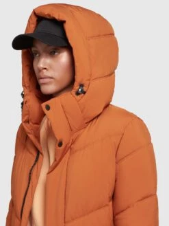 Khujo Manteaux Dhiver Manteau D’hiver Torino2 Femme Orange -Khujo 8a1bca5245fb6626b544d3f07418e7bc