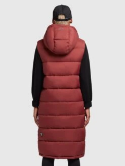 Khujo Vestes Sans Manches Gilet Magneta Femme Rouge Rouille -Khujo 8e7d5deb7709e844cd367bbb566344b2