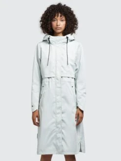 Khujo Manteaux De Mi-saison Manteau Mi-saison Jomana Femme Bleu Pastel -Khujo 8fb2d4dde7c01cb64c8c60c023172b6d