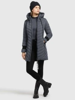 Khujo Manteaux Dhiver Manteau D’hiver Nita Femme Anthracite 7 Khujo Manteaux Dhiver Manteau D’hiver Nita Femme Anthracite -Khujo 9147799d65370b0d6d2917a55b650d78
