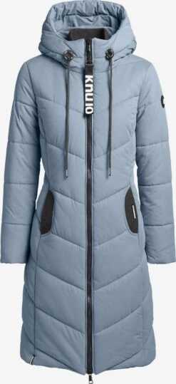 Khujo Manteaux Dhiver Manteau D’hiver Aribay 3 Femme Bleu-gris
