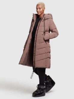 Khujo Manteaux Dhiver Manteau D’hiver Ayleena Femme Chamois -Khujo 94b7a1c3c76725a319b10568738db85e