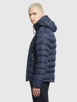 Khujo Vestes Dhiver Veste D’hiver Gamer Homme Bleu Foncé -Khujo 9601cce8a768db3af42f136c60b089a2