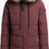 Khujo Manteaux Dhiver Manteau D’hiver Cloren Femme Rouge Foncé -Khujo 9711ee40d2cb200f9f3f1551567957ab