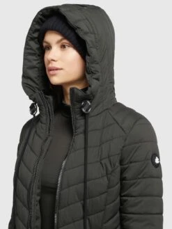 Khujo Manteaux Dhiver Manteau D’hiver Nita Femme Kaki -Khujo 993fee77998efc3d8495517a4ca6468e