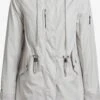 Khujo Parkas Parka Mi-saison Dayes Femme Blanc Cassé 2 Khujo Parkas Parka Mi-saison Dayes Femme Blanc Cassé -Khujo 9a436893115ccb4ab4a2d3888bb5c59e
