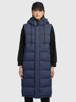 Khujo Vestes Sans Manches Gilet Tourin Femme Marine 3 Khujo Vestes Sans Manches Gilet Tourin Femme Marine -Khujo 9e2d1e526a4e1cbf0e19cc6a5272bb04