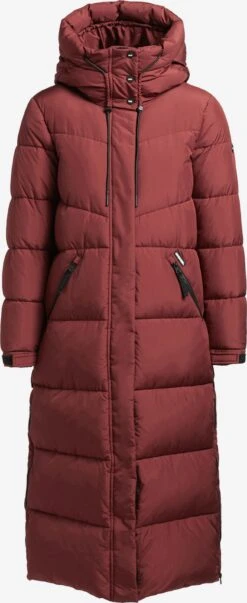 Khujo Manteaux Dhiver Manteau D’hiver Shimanta 2 Femme Rouge Rouille