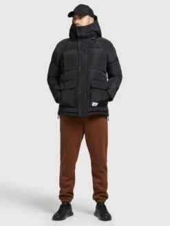 Khujo Vestes Dhiver Veste D’hiver Jedi Homme Noir -Khujo a17481f65f5f8b3daa18cf4f6b43abe4