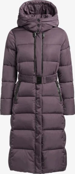 Khujo Manteaux Dhiver Manteau D’hiver HAZELLE Femme Mauve