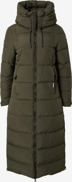 Khujo Manteaux Dhiver Manteau D’hiver Deria Femme Olive