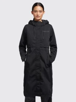 Khujo Manteaux De Mi-saison Manteau Mi-saison Jomana Femme Noir -Khujo a39756367f3bbb9d971c737f9db8ba3e