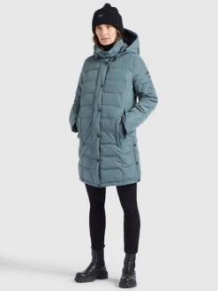 Khujo Manteaux Dhiver Manteau D’hiver Delinas Femme Bleu Pastel -Khujo a3e0923ec9e561c3ed6d6cb7c2015993
