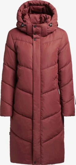 Khujo Manteaux Dhiver Manteau D’hiver Torino 3 Femme Rouge Rouille