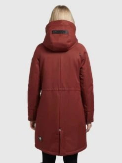 Khujo Parkas Parka Mi-saison Femme Rouge Rouille 5 Khujo Parkas Parka Mi-saison Femme Rouge Rouille -Khujo aae34fa000e1719f6ff3d7ed57fc74ac