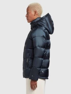 Khujo Vestes Dhiver Veste D’hiver Evona Femme Bleu Nuit -Khujo aaf123199d54b84b75612600232dbeb2