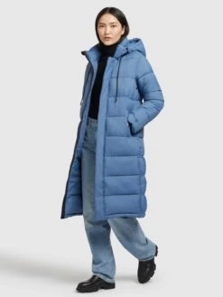 Khujo Manteaux Dhiver Manteau D’hiver Julina Femme Bleu -Khujo adf9744bc474042ccc5a344ab9e2927b