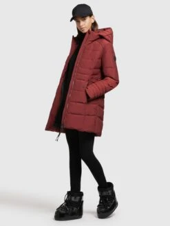 Khujo Manteaux Courts Manteau Mi-saison Amaray 3 Femme Rouge Rubis 7 Khujo Manteaux Courts Manteau Mi-saison Amaray 3 Femme Rouge Rubis -Khujo ae2d74f007541ca3b75faf87c76095d8