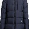 Khujo Manteaux Dhiver Manteau D’hiver Youma Femme Bleu Marine