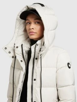 Khujo Manteaux Dhiver Manteau D’hiver Femme Blanc Cassé -Khujo b1ecb754f6c2c13bef19c20a301b93f7