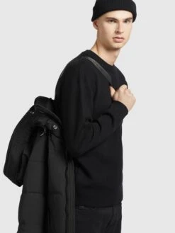 Khujo Vestes Dhiver Veste D’hiver Fank Homme Noir -Khujo b3a50de8e7ddf56143de74ddd2ebc7b5