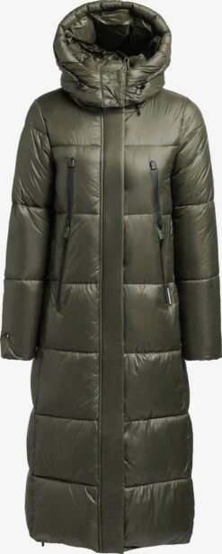 Khujo Manteaux Dhiver Manteau D’hiver Melona Femme Kaki