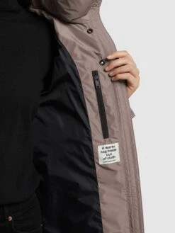 Khujo Vestes Dhiver Veste D’hiver Jordis 4 Femme Taupe -Khujo b594a82bc8a43e98545afbd1724cf34a