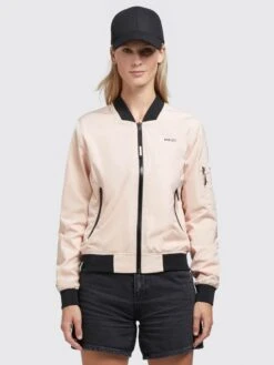 Khujo Vestes De Mi-saison Veste Mi-saison Stence2 Femme Abricot -Khujo b5e48a20dff58a54e764e564f56a25da